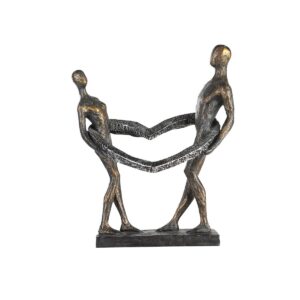 Polysculptuur "Connected" bronzen afwerking